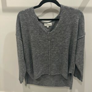 Pinch V-neck sweater